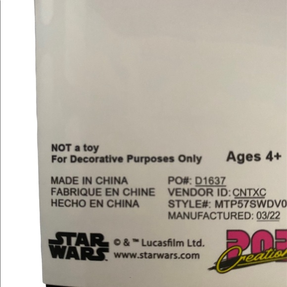 NEW Star Wars Darth Vader Perpetual Calendar - Picture 2 of 3